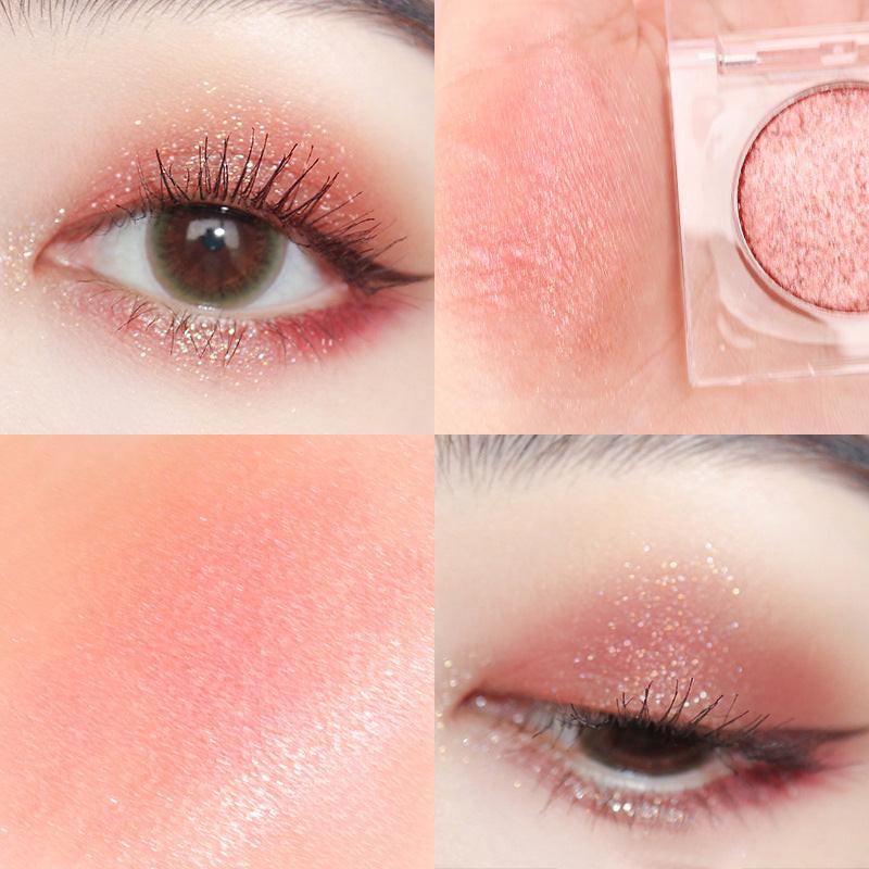 High Gloss Earth Color Broken Diamond Fine Shimmer Matt Pearl Eye Shadow Disc.