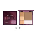 Five Color Contouring Palette Waterproof Concealer Matte Nose Shadow.