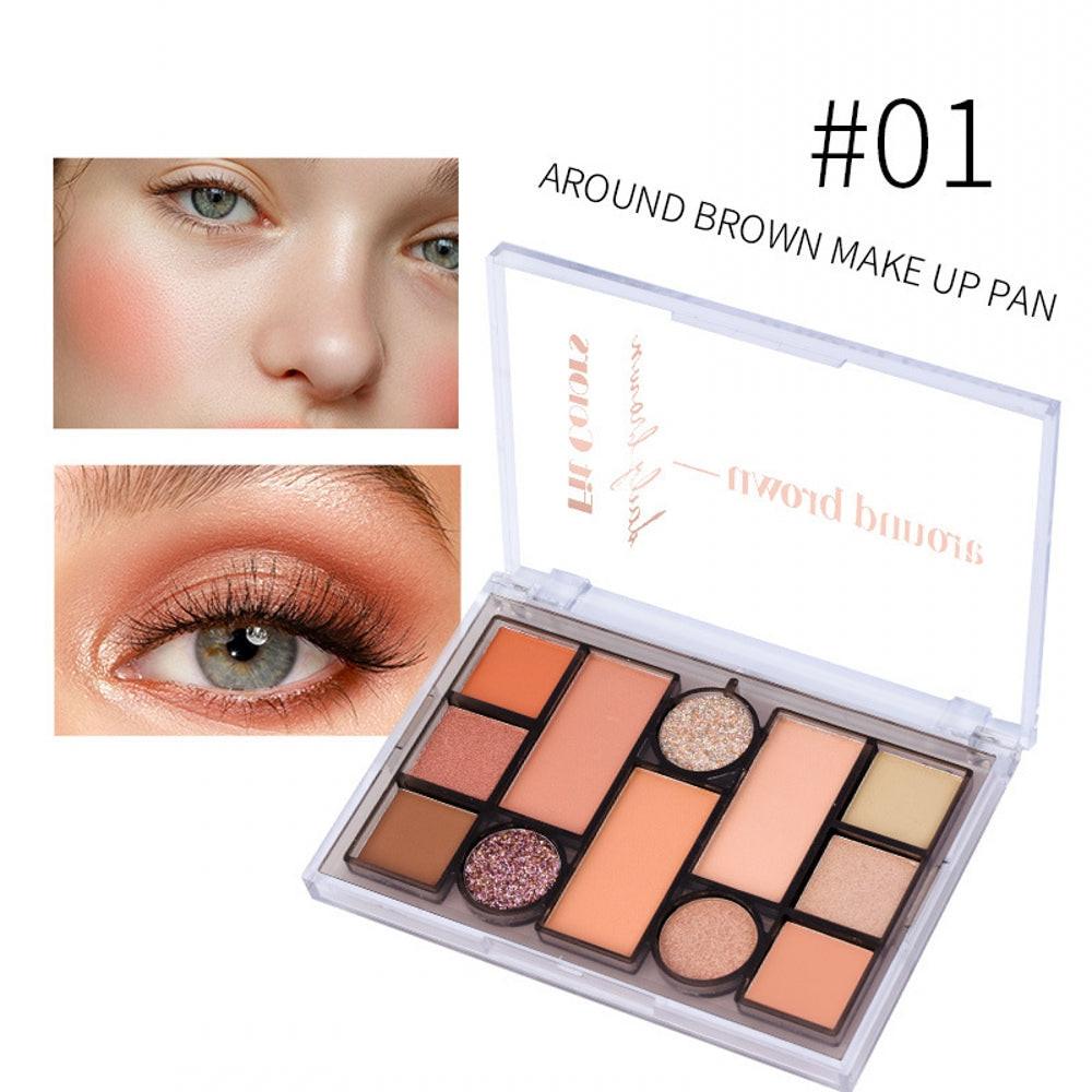 Matte Pearlescent Earth Eyeshadow Palette.