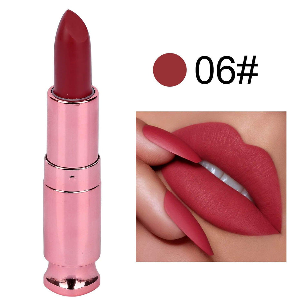 Easy To Color Matte No Stain On Cup Long Lasting Lipstick Lip Balm.