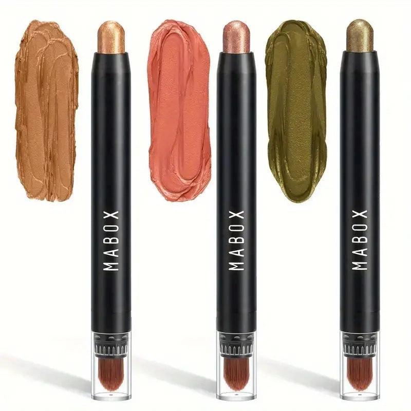 MABOX Waterproof Eye Shadow Stick Eye Makeup Color Pearlescent Pen.