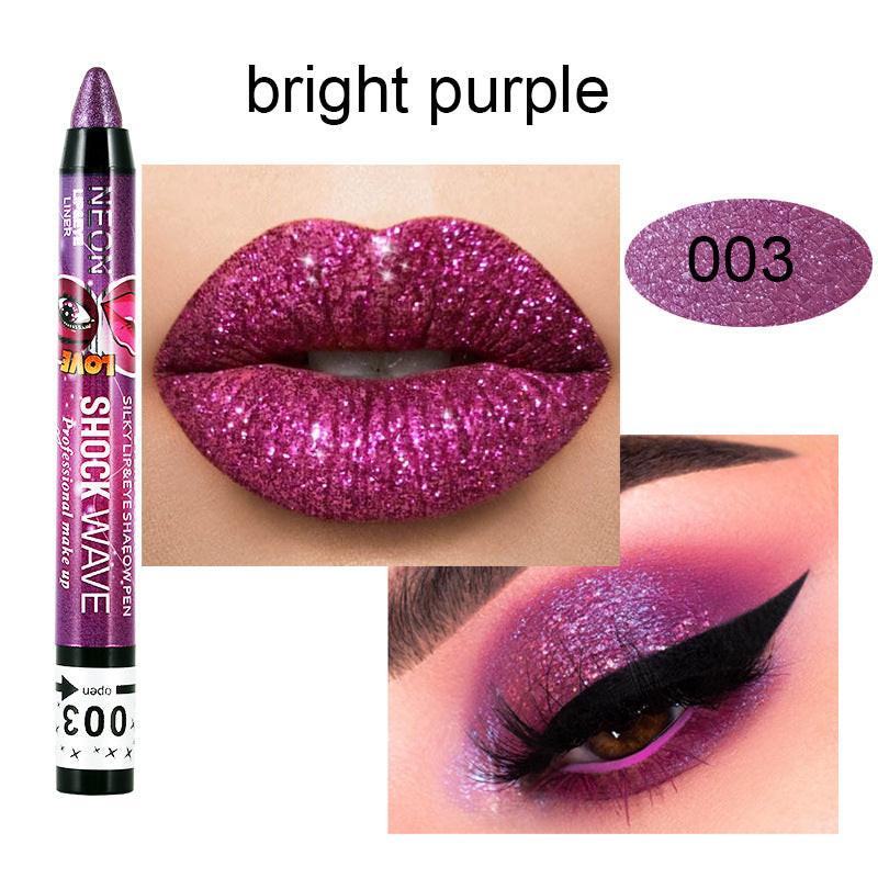 Eyeshadow Stick Eye Shadow Pencil Long Lasting Without Drying Eyes Makeup Pen Shimmer Cosmetics Tool.