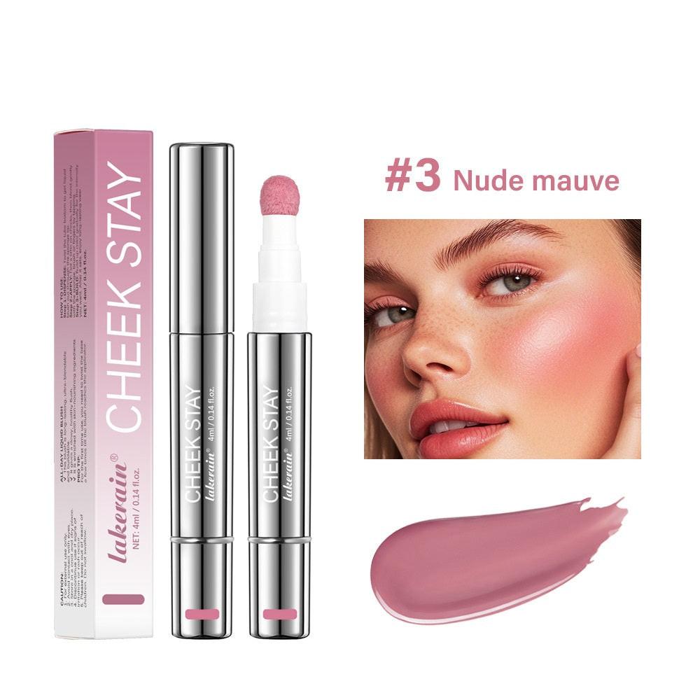 6 Colors Multifunctional Cosmetic Brush Liquid Highlight Blush Stick.