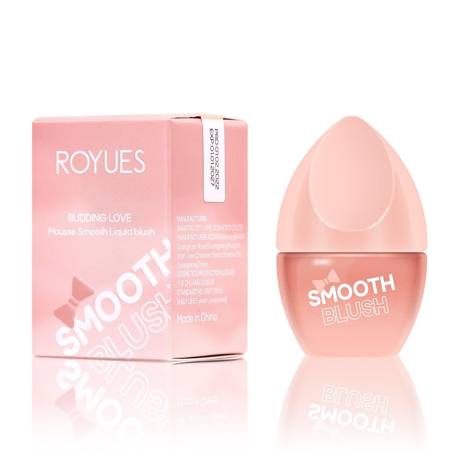 Natural Rouge Powder Easy Color Lip Cheek Blush.