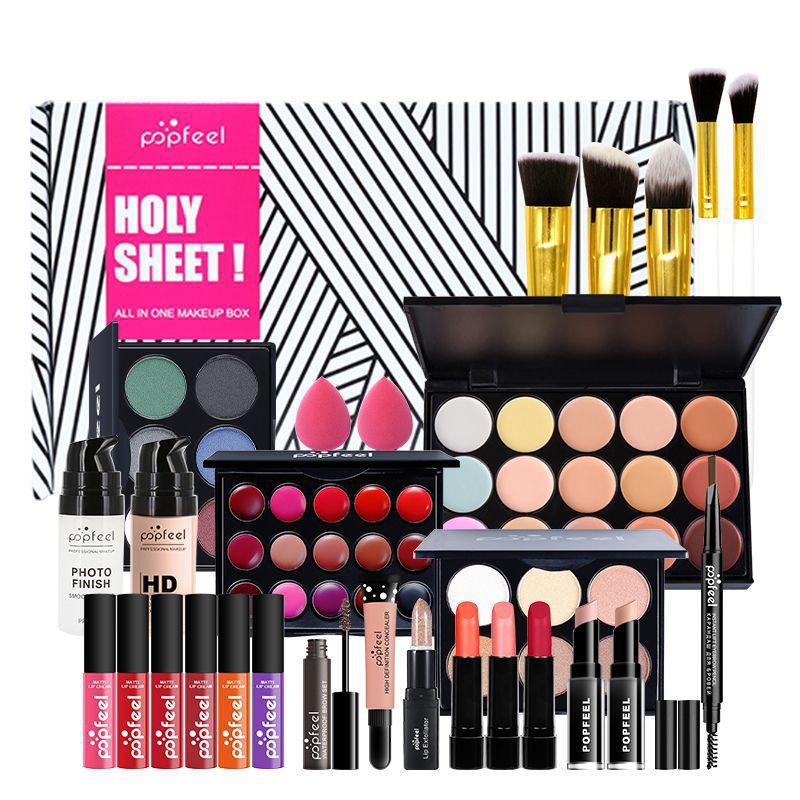Makeup Cosmetics Set Beginner Combination Concealer Eyeliner Eyebrow Pencil.