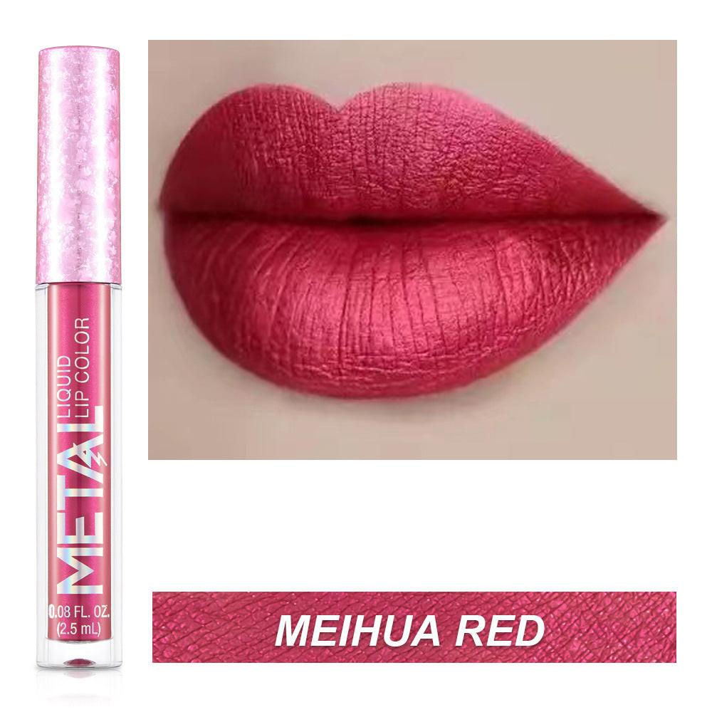 Metal Lip Gloss Waterproof Lipstick.