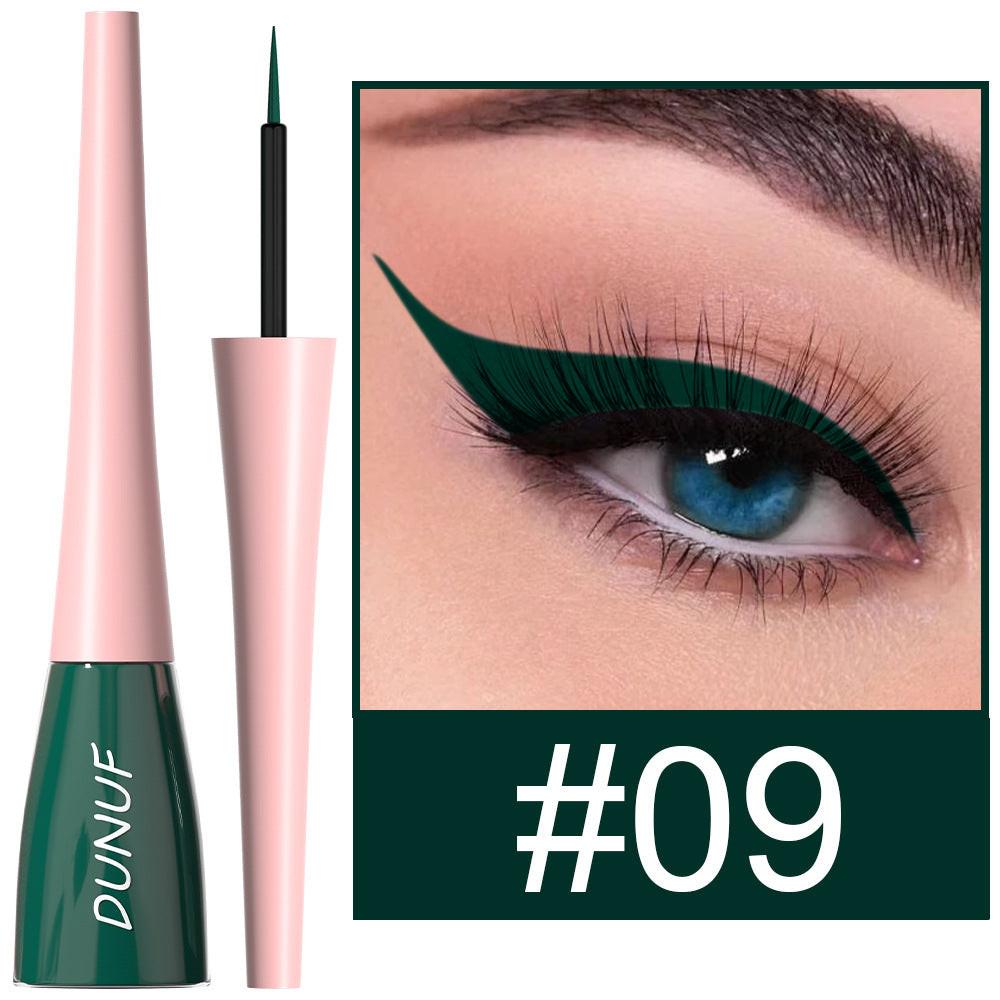 18 Color Long Lasting Waterproof Color Liquid Eyeliner.