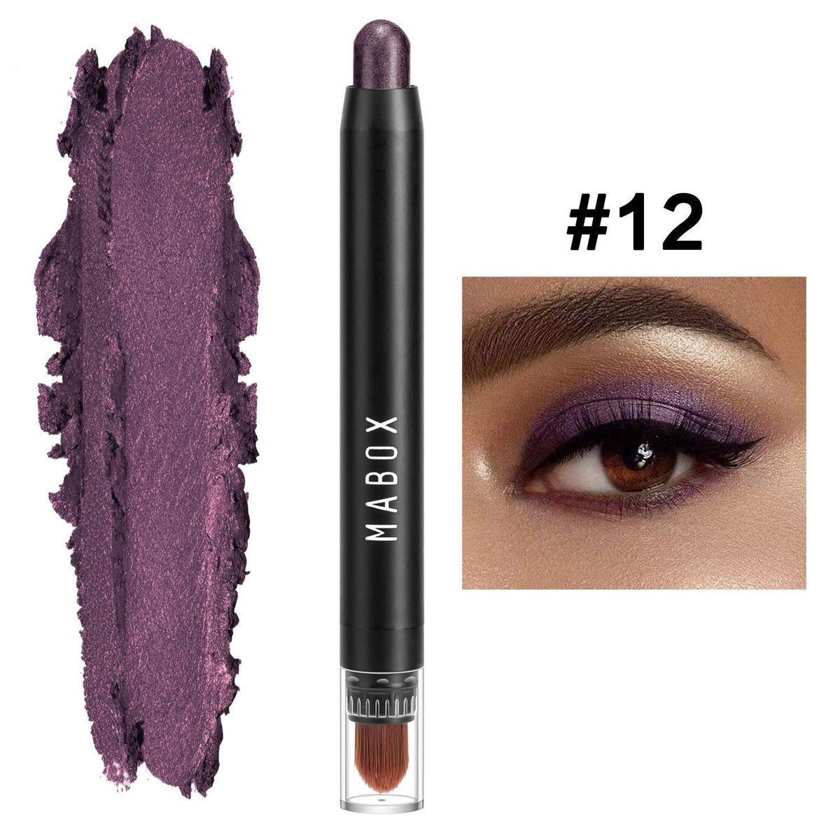 MABOX Waterproof Eye Shadow Stick Eye Makeup Color Pearlescent Pen.