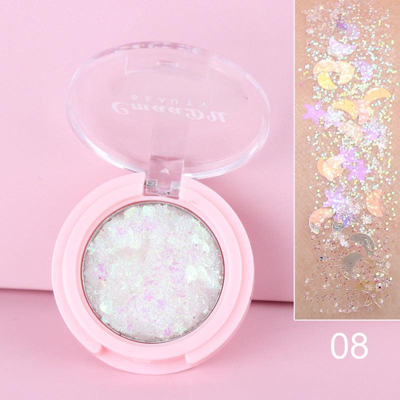 Monochrome Glitter Powder Sequin Eyeshadow.
