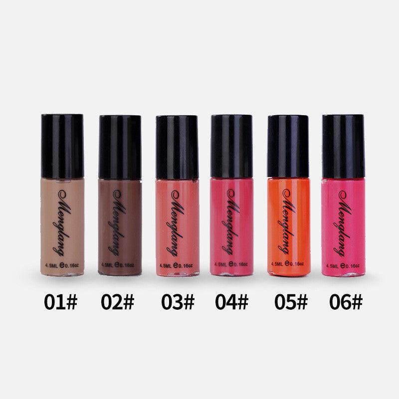 Color Development Shiny Lip Glaze Waterproof Lip Gloss Moisturizing.
