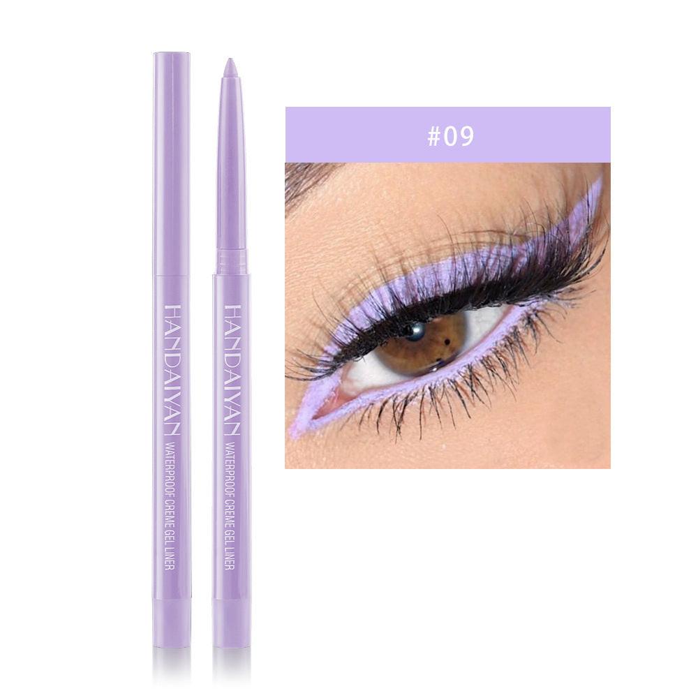 20 Color Cat Eye Makeup Waterproof Neon Colorful Liquid Eyeliner Pen Make Up Comestics Long-lasting Black Eye Liner Pencil.