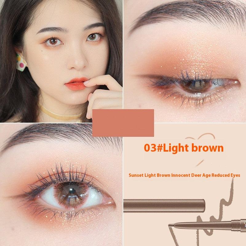 Heartbeats Color Eyeliner Ultra-fine Waterproof Sweat-proof Not Smudge Eye Shadow Pen.