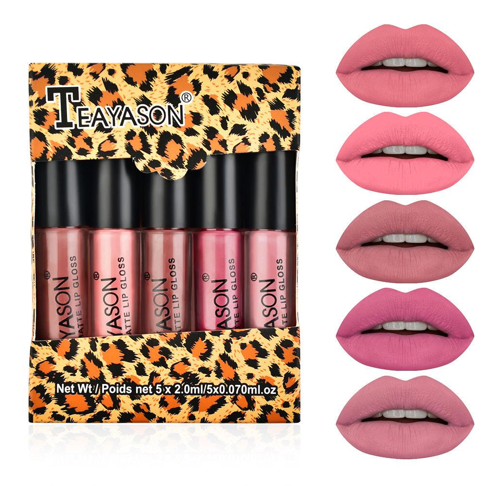 Matte Matte Lip Glaze Mini Set Of FiveLip Gloss.
