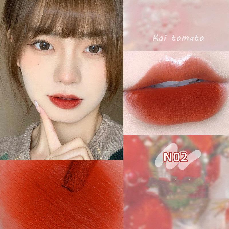 Mist Glossy Lip Glaze Is Light And Not Easy To Touch Matte Lipstick.