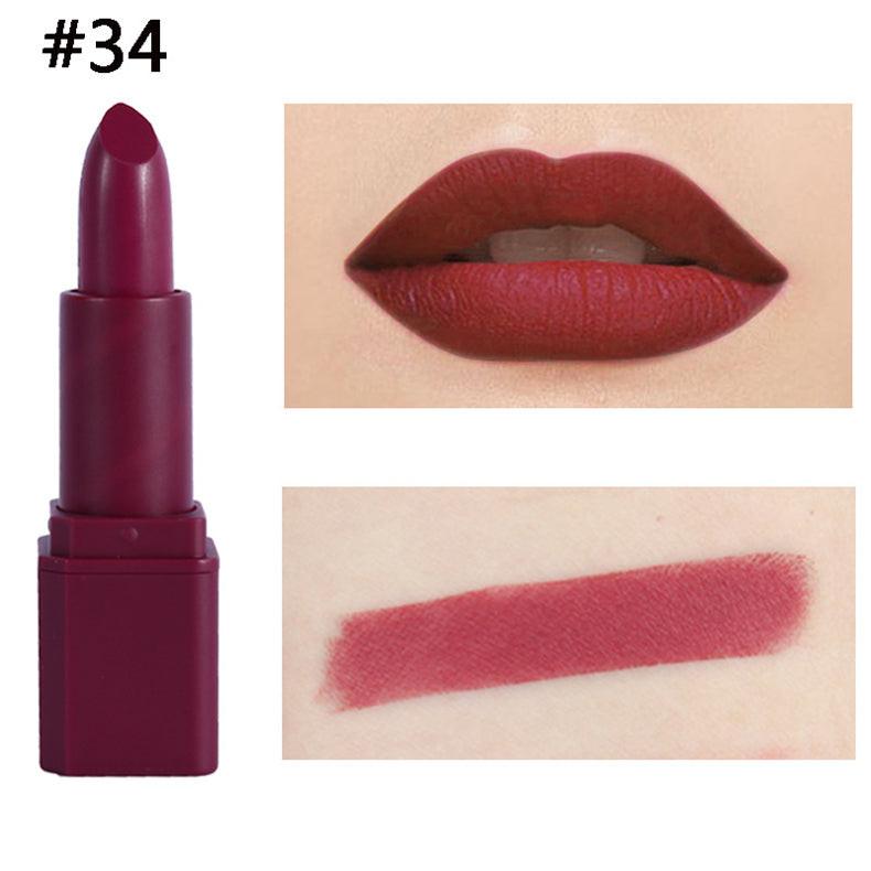 Square Tube Matte Lipstick Matte Square Tube Lip Makeup.