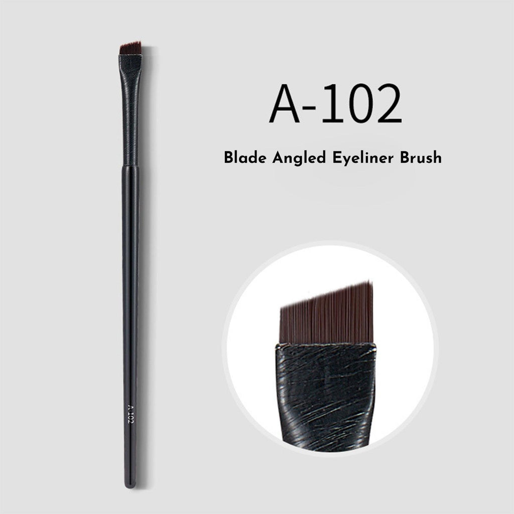 Eyebrow Eyeliner Brush Portable Small Angle Eyebrow Brush Makeup Tool Brushes Makeup Professional  Eyeliner Eyebrow Contour Makeup Brush Super Soft Fiber Comfortable Grip Soft And Natural Makeup Appli.