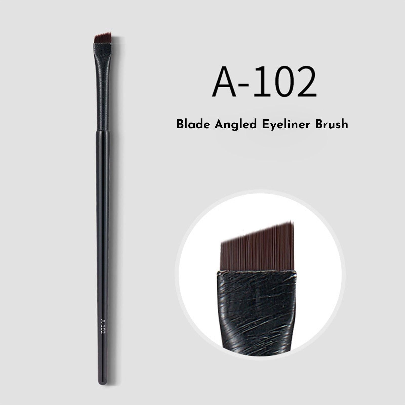 Eyebrow Eyeliner Brush Portable Small Angle Eyebrow Brush Makeup Tool Brushes Makeup Professional  Eyeliner Eyebrow Contour Makeup Brush Super Soft Fiber Comfortable Grip Soft And Natural Makeup Appli.