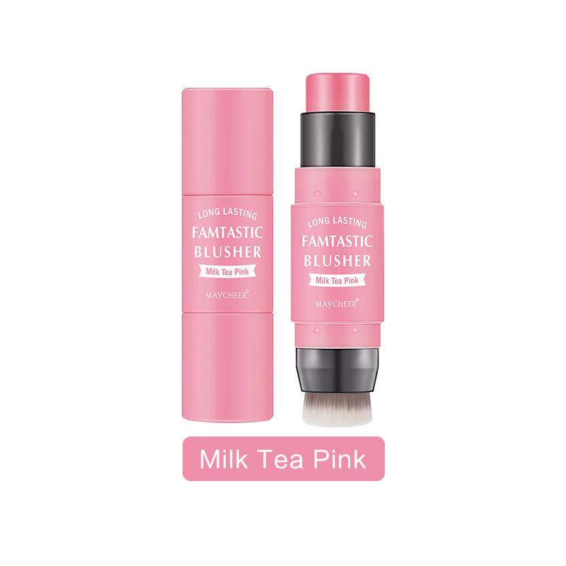 Two-in-one Blush Stick Portable Thin And Glittering Special.