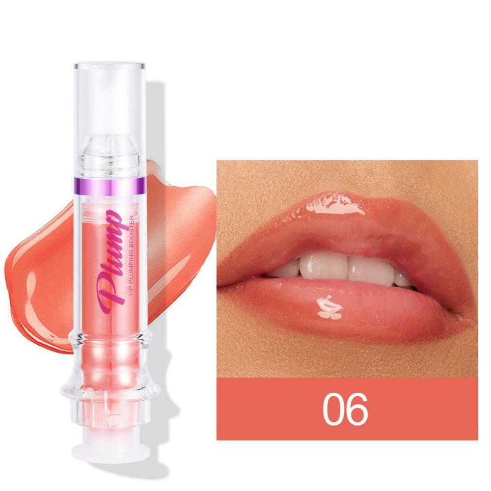 New Tube Lip Rich Lip Color Slightly Spicy Lip Honey Lip Glass Mirror Face Lip Mirror Liquid Lipstick.