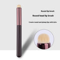 Round Head Lipstick Blending Brush Concealer Portable Lip Makeup Brush.