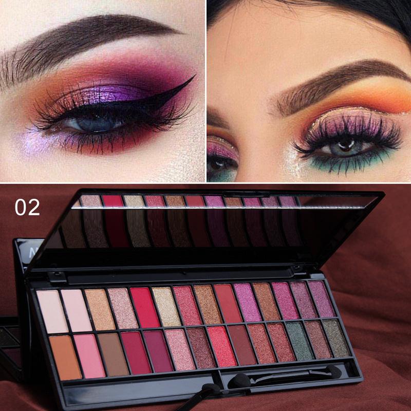 Creative 28 Color Matte Pearlescent Eyeshadow Palette.