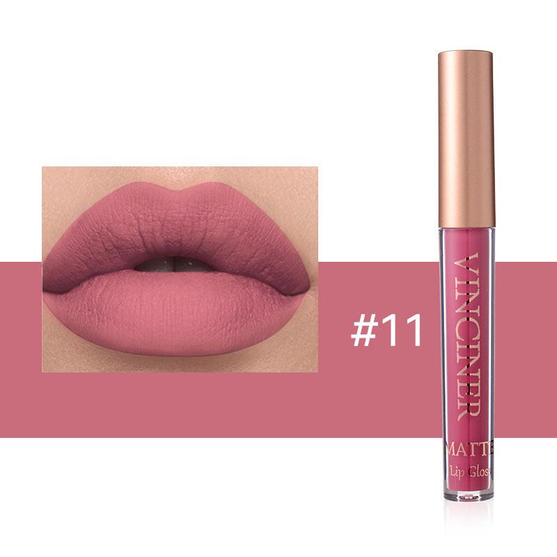 12 Colors Lip Lacquer Matte Liquid Lipstick Waterproof.