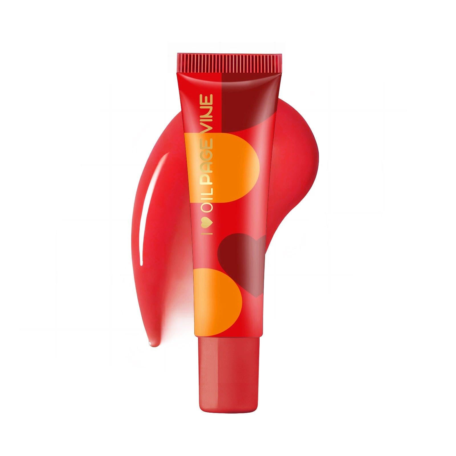 Polypeptide Lip Gloss Yellow Oil Moisturizing Liquid.