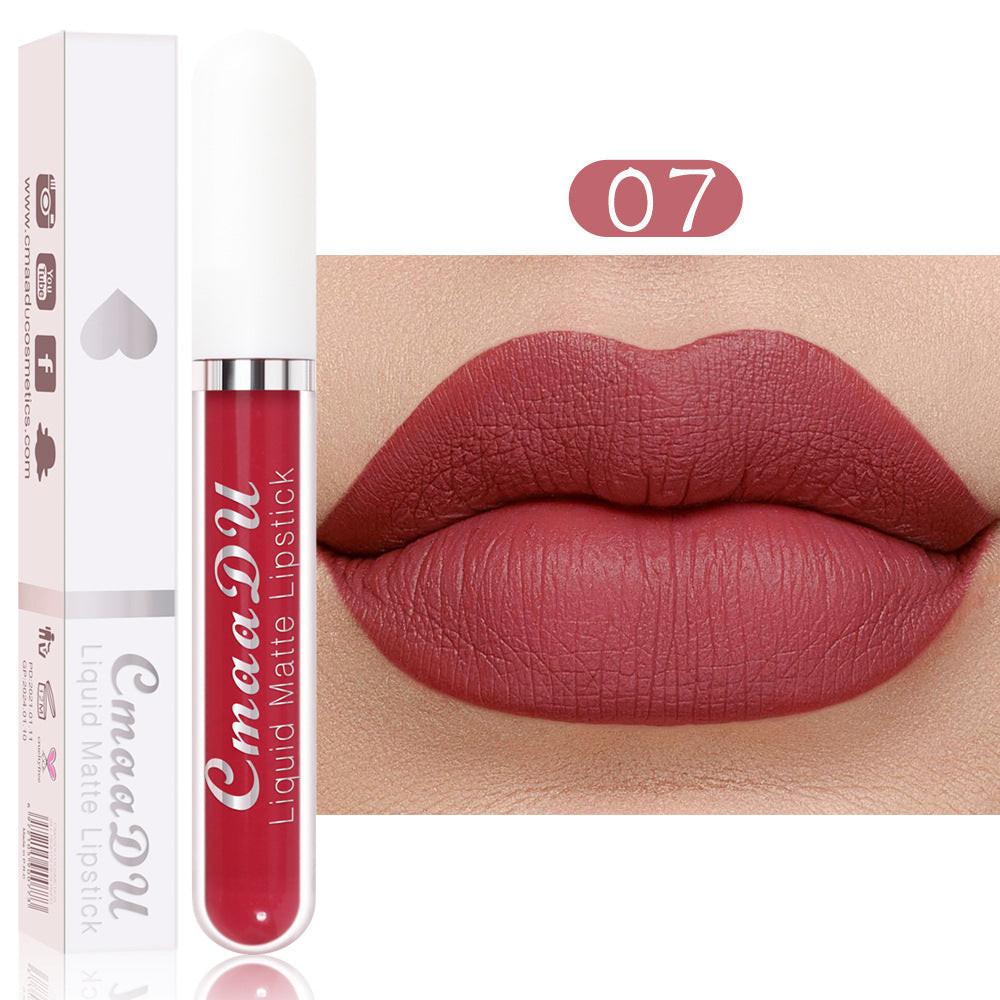 Matte Non-stick Cup Waterproof Long-lasting Lip Gloss.