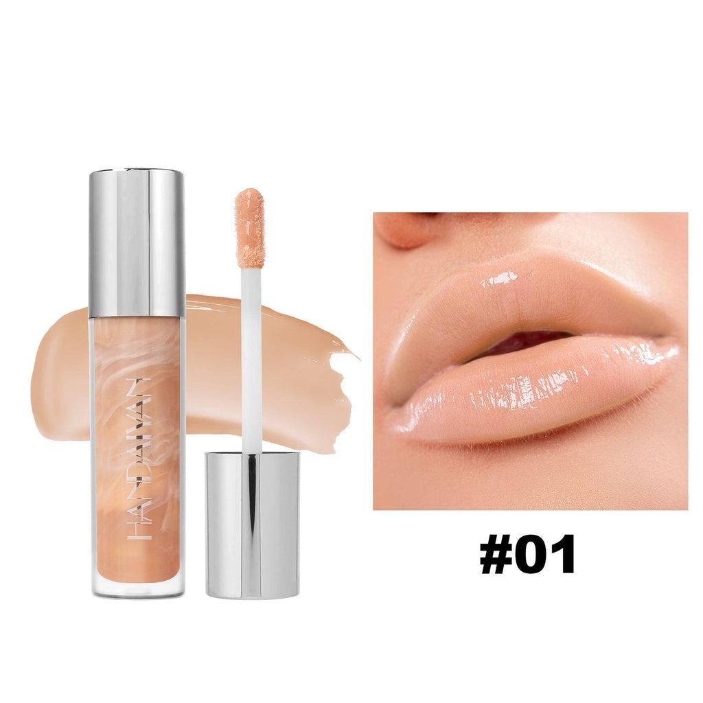 6 Colors Marbling Lip Gloss Liquid Lipstick.