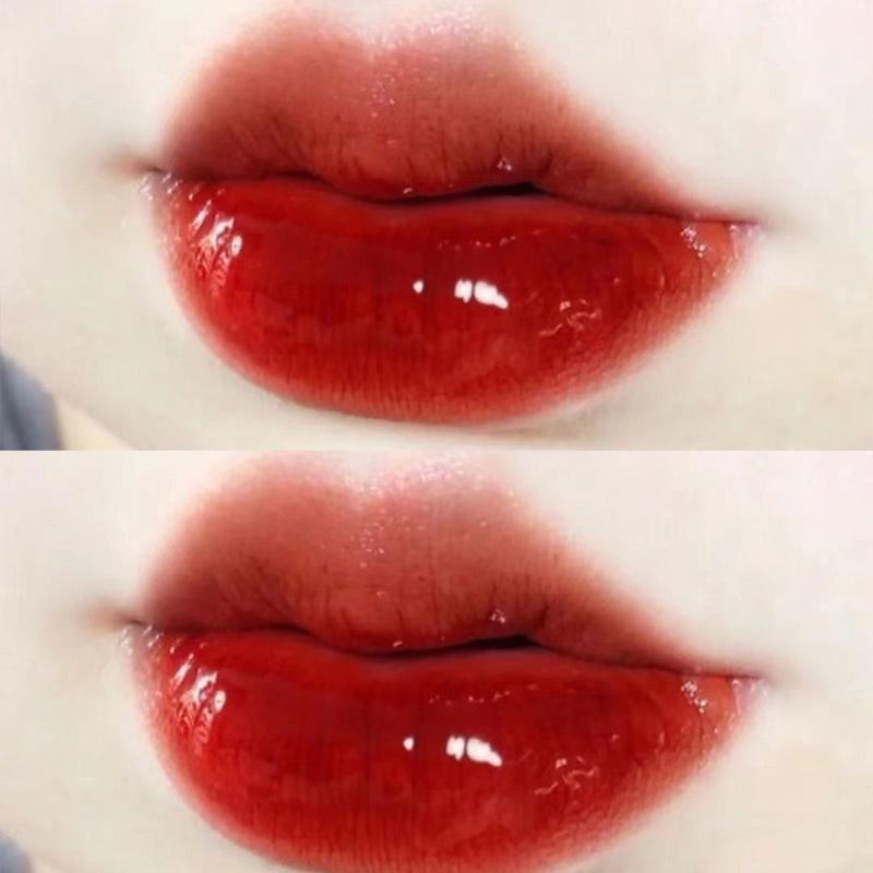 DAIMANPU Small Ice Cube Jelly Lip Lacquer Lip Gloss Water Light Female Moisturizing And Nourishing Lipstick Student.