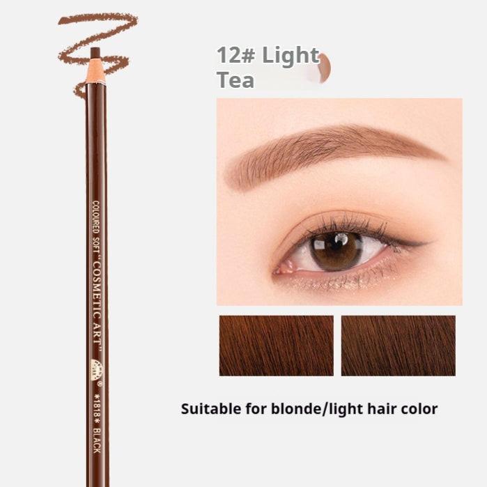 Line Drawing Waterproof Sweat-proof Non-fading Brushed Natural Eyebrow Pencil.