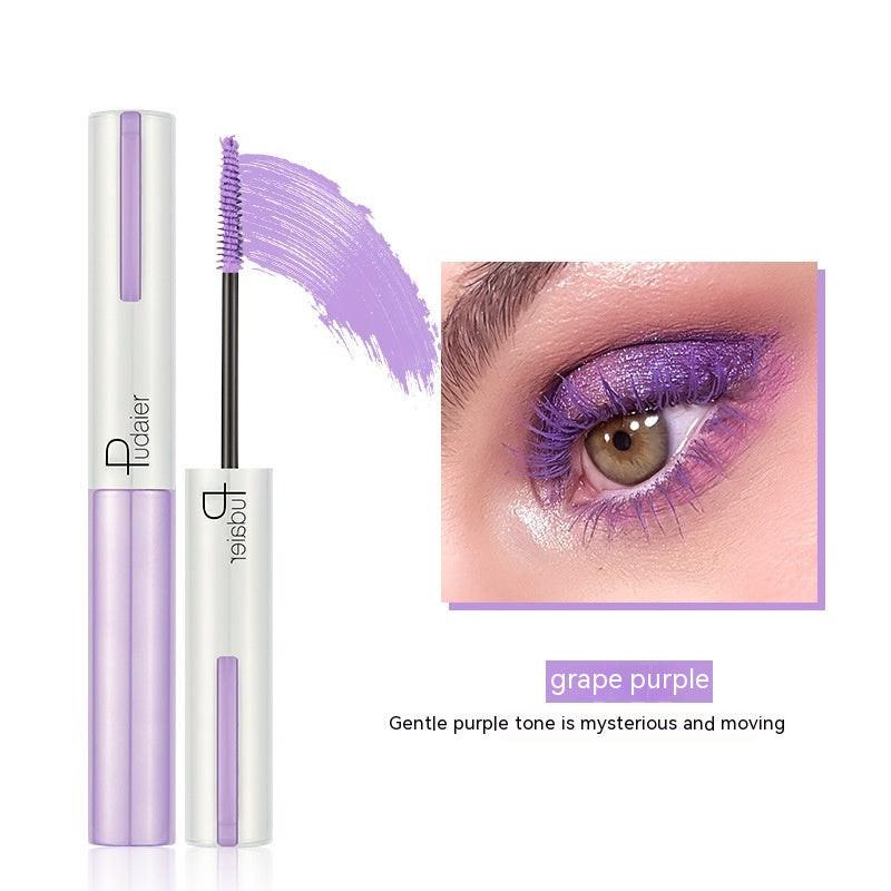 Color Mascara Long Curling Waterproof Smear-proof.