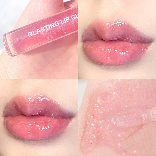 Water-light Beautiful Lip Gloss Lip Glaze With Flashing Toot Lip Lip Gloss For Men And Women Students Beginners Plump Jelly Color.