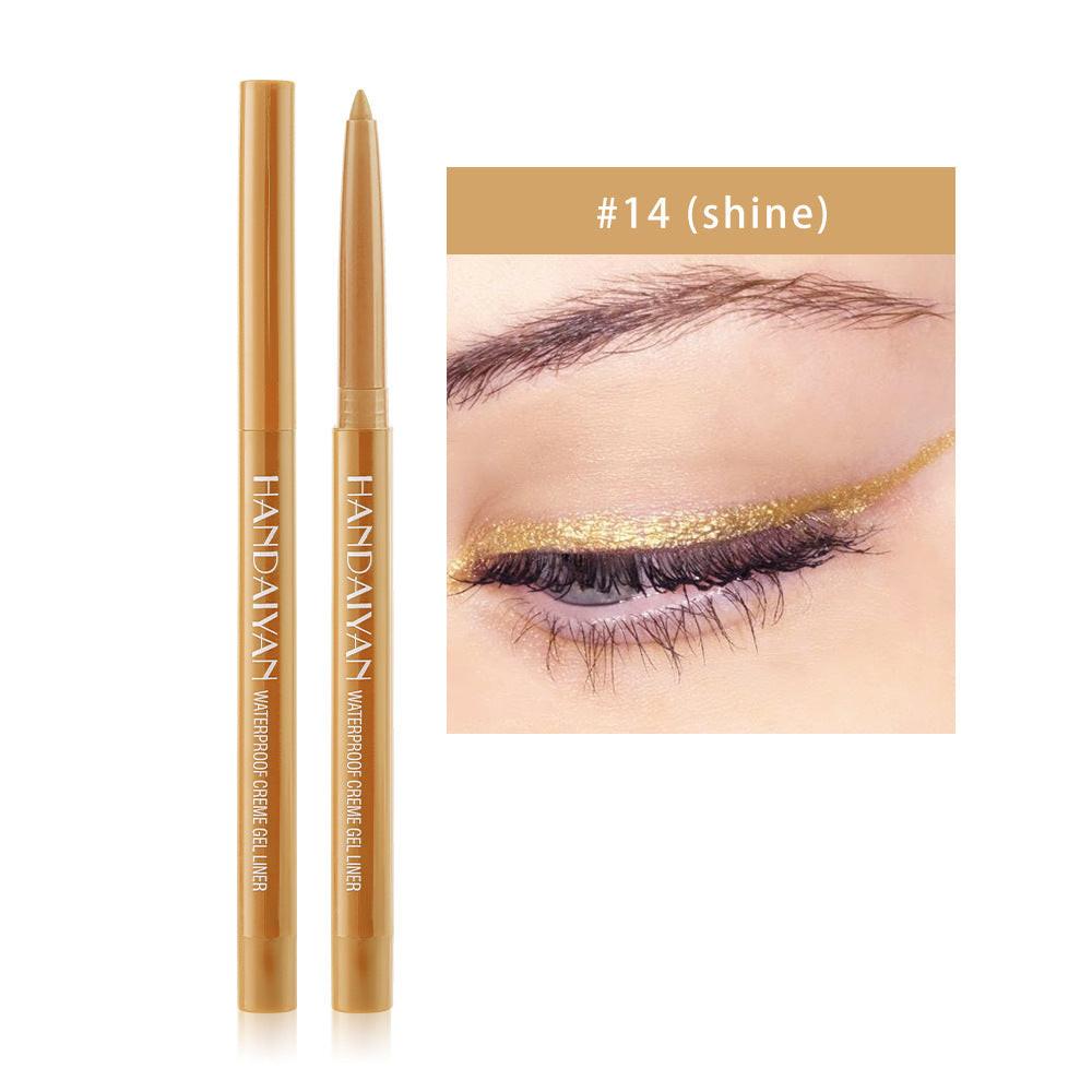 20 Color Cat Eye Makeup Waterproof Neon Colorful Liquid Eyeliner Pen Make Up Comestics Long-lasting Black Eye Liner Pencil.
