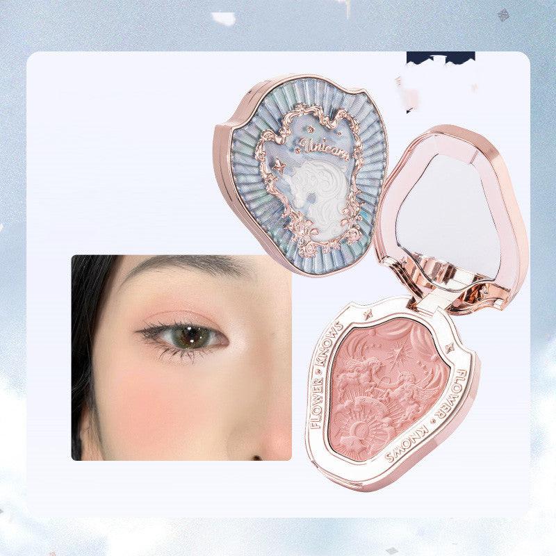 Flower Knows Unicorn Relief powder blusher Expanding Color.