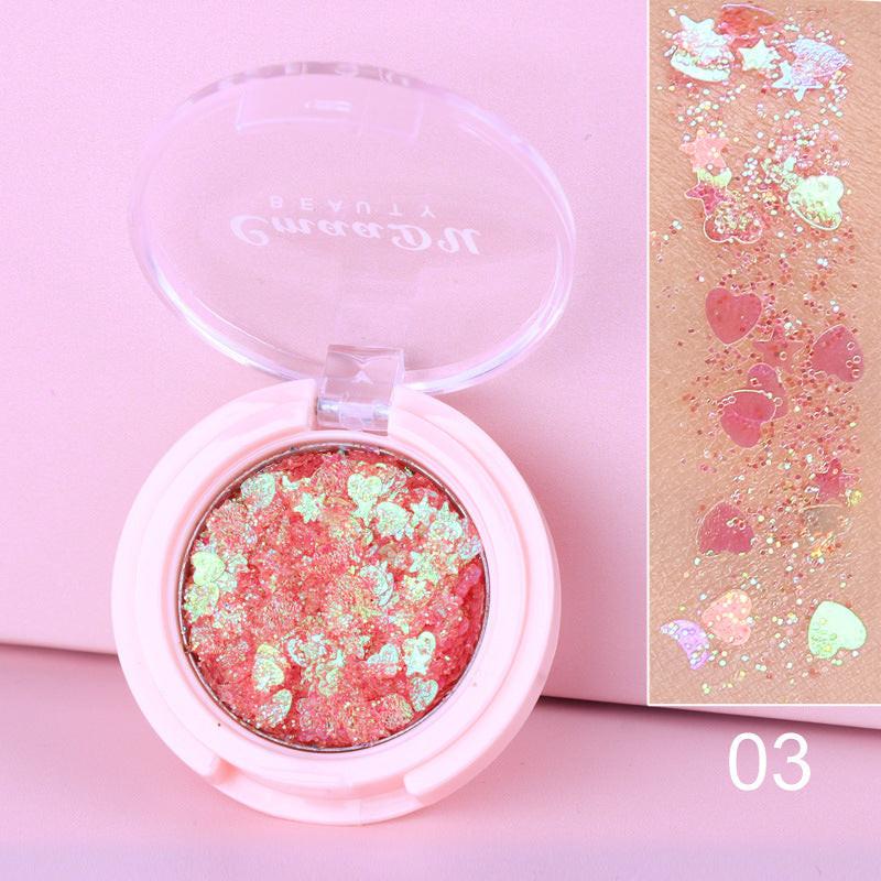 Monochrome Glitter Powder Sequin Eyeshadow.