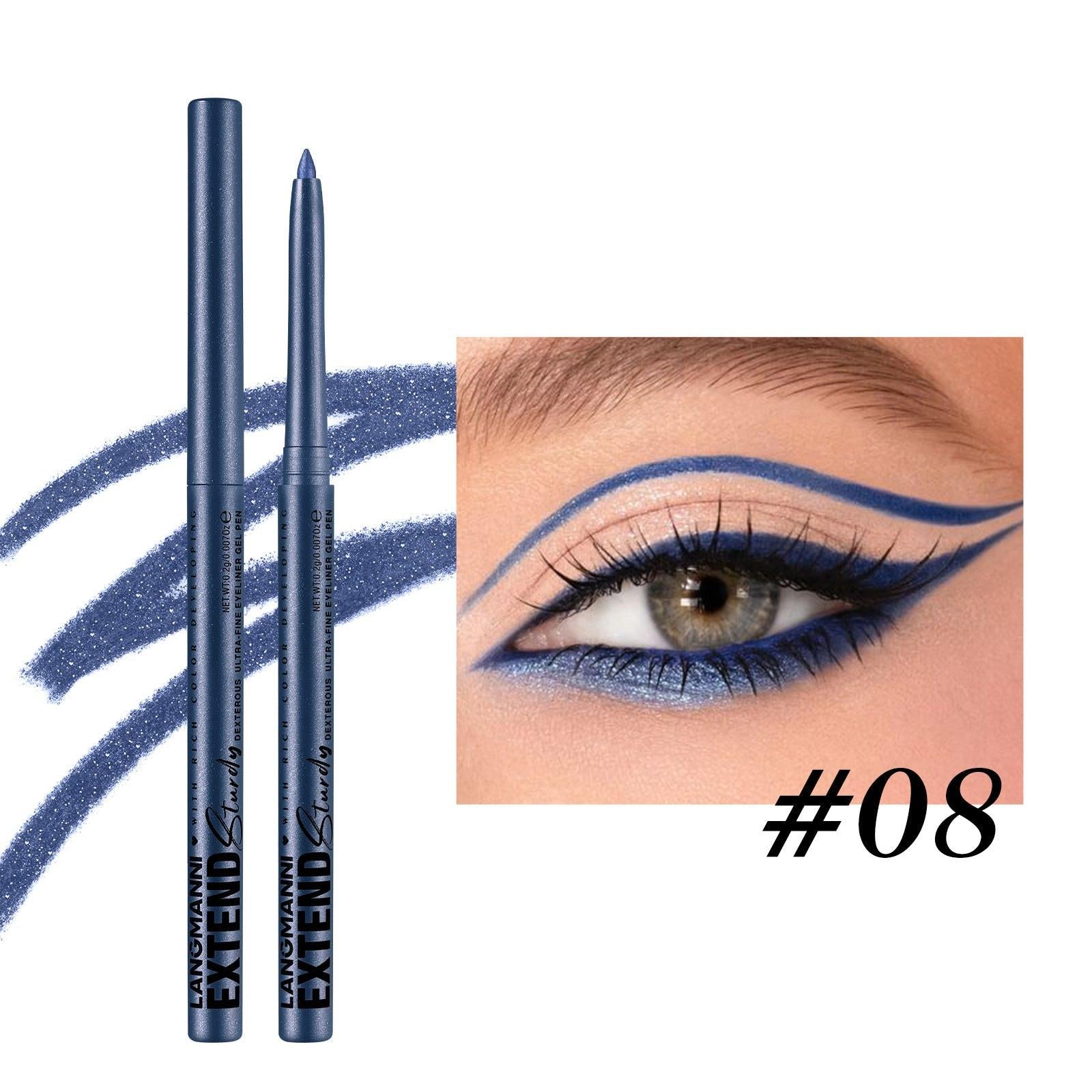Waterproof And Durable Not Smudge Automatic Rotation Eyeliner.