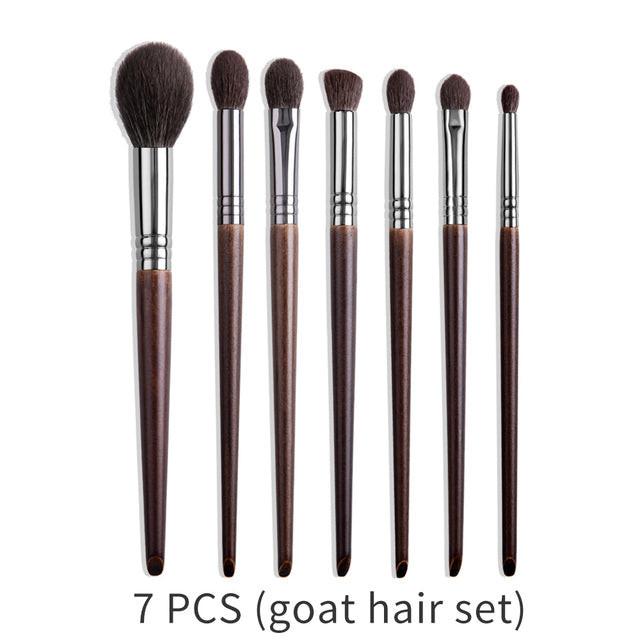 Natural Makeup Brushes Set Eyeshadow Make Up Brush Goat.