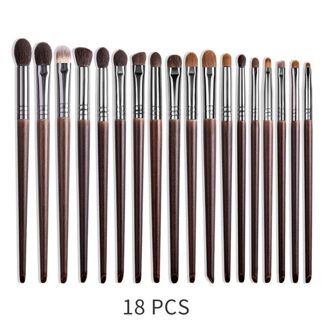 Natural Makeup Brushes Set Eyeshadow Make Up Brush Goat.