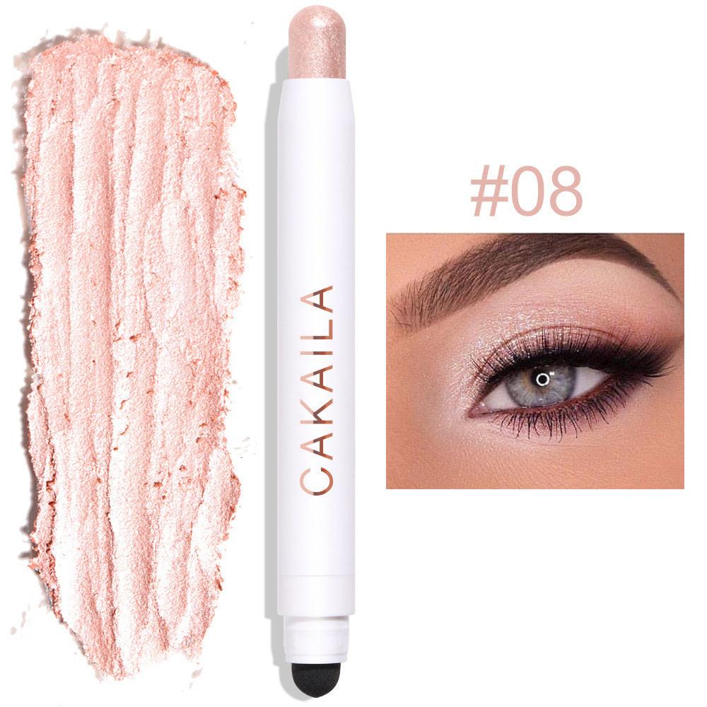 Double-headed Monochrome Pearlescent Eye Shadow Stick.