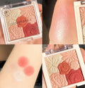 Embossed Petal Natural Contouring Highlight Blush Palette.