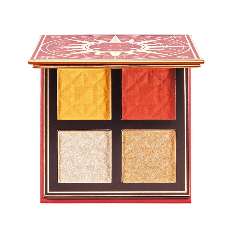 Four-color Blush Box Highlight Repair.