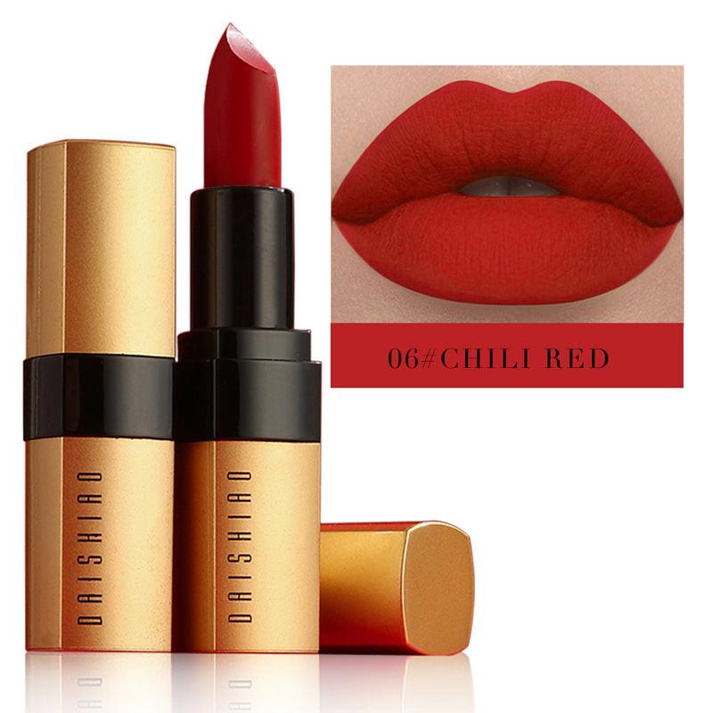 Lipstick Gold Tube Matte Nonstick Cup Waterproof.