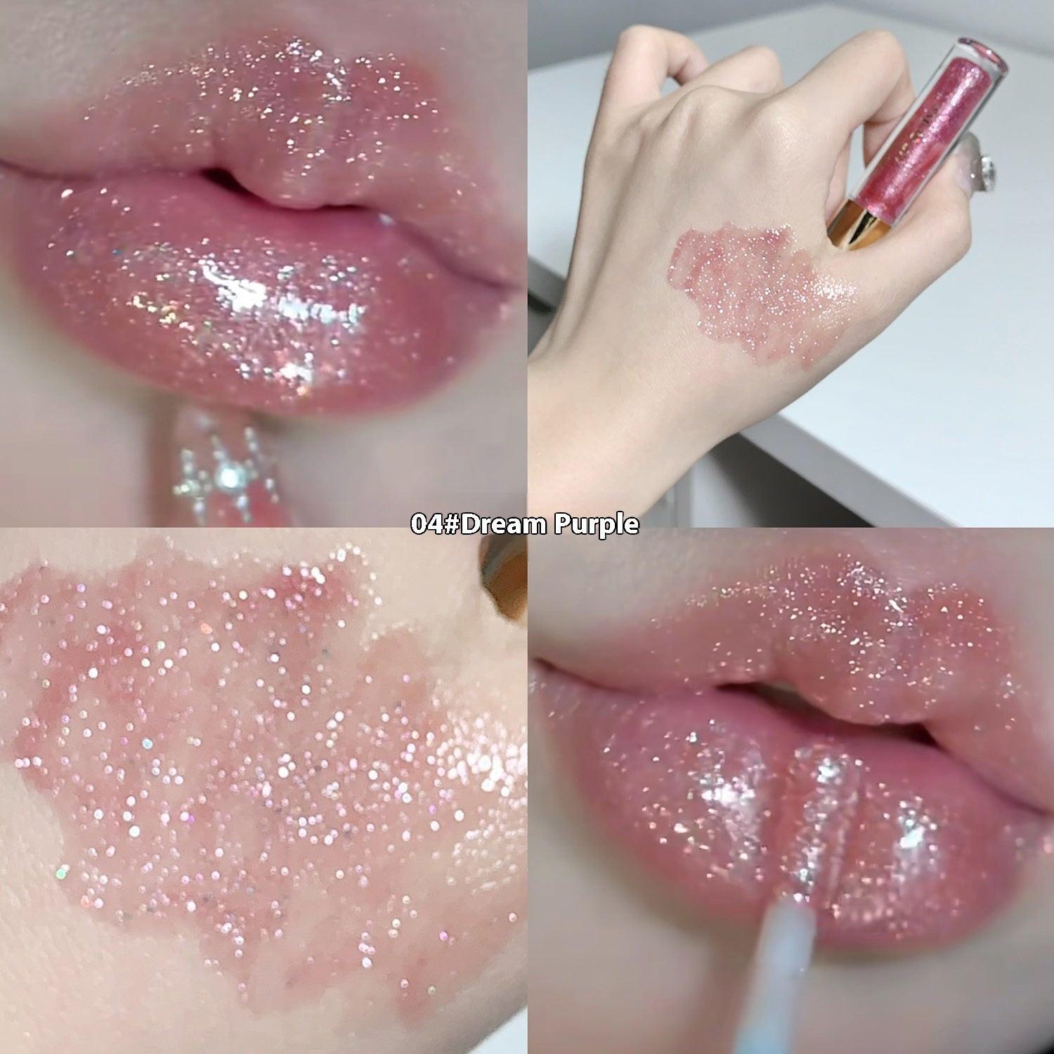 Moisturizing And Rich Flash Lip Gloss Water Light Mirror Lip Lacquer.