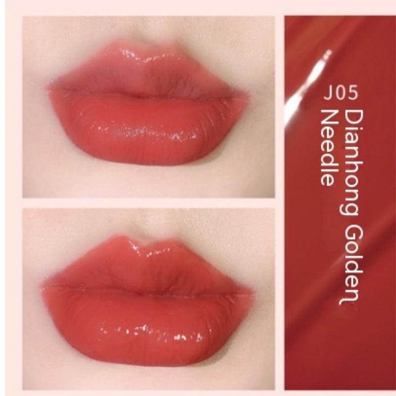 Girl Lip Balm White Lipstick Lip Glaze Mirror.