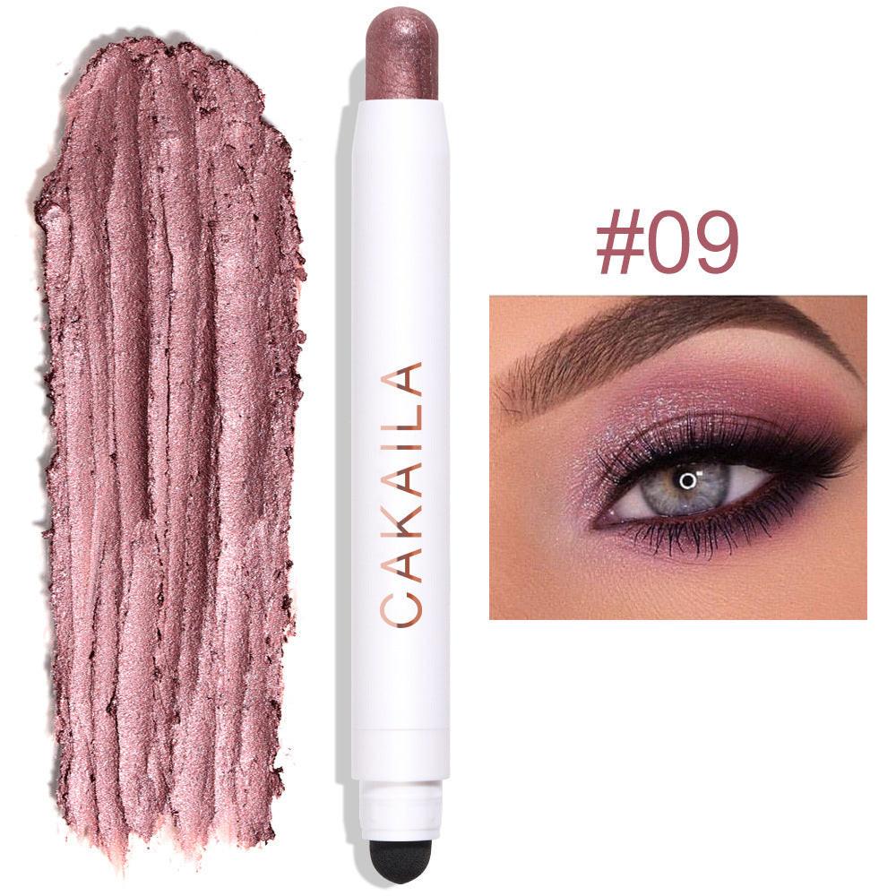 Double-headed Monochrome Pearlescent Eye Shadow Stick.