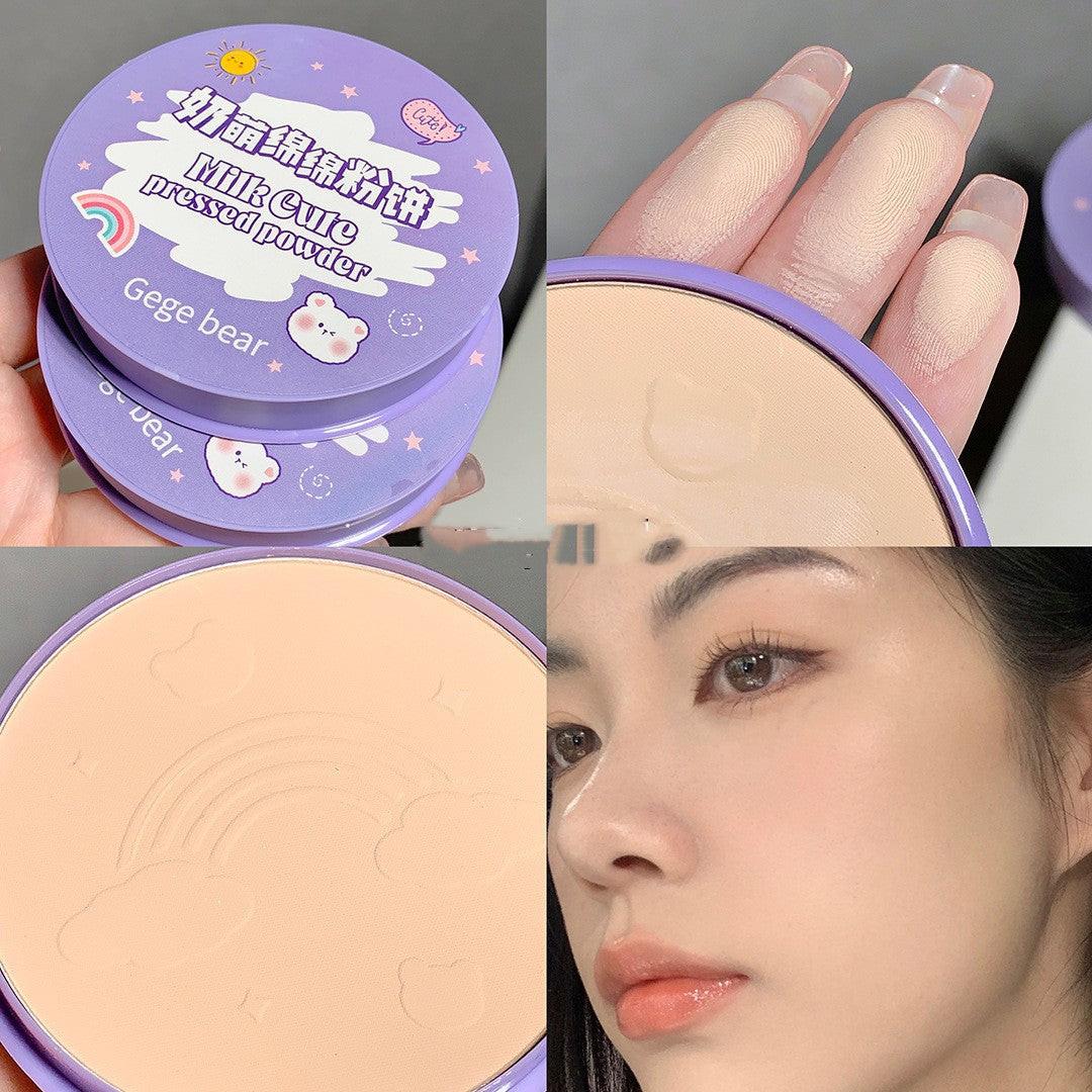 Clear Finishing Concealer Matte Brightening Makeup Face Powder.