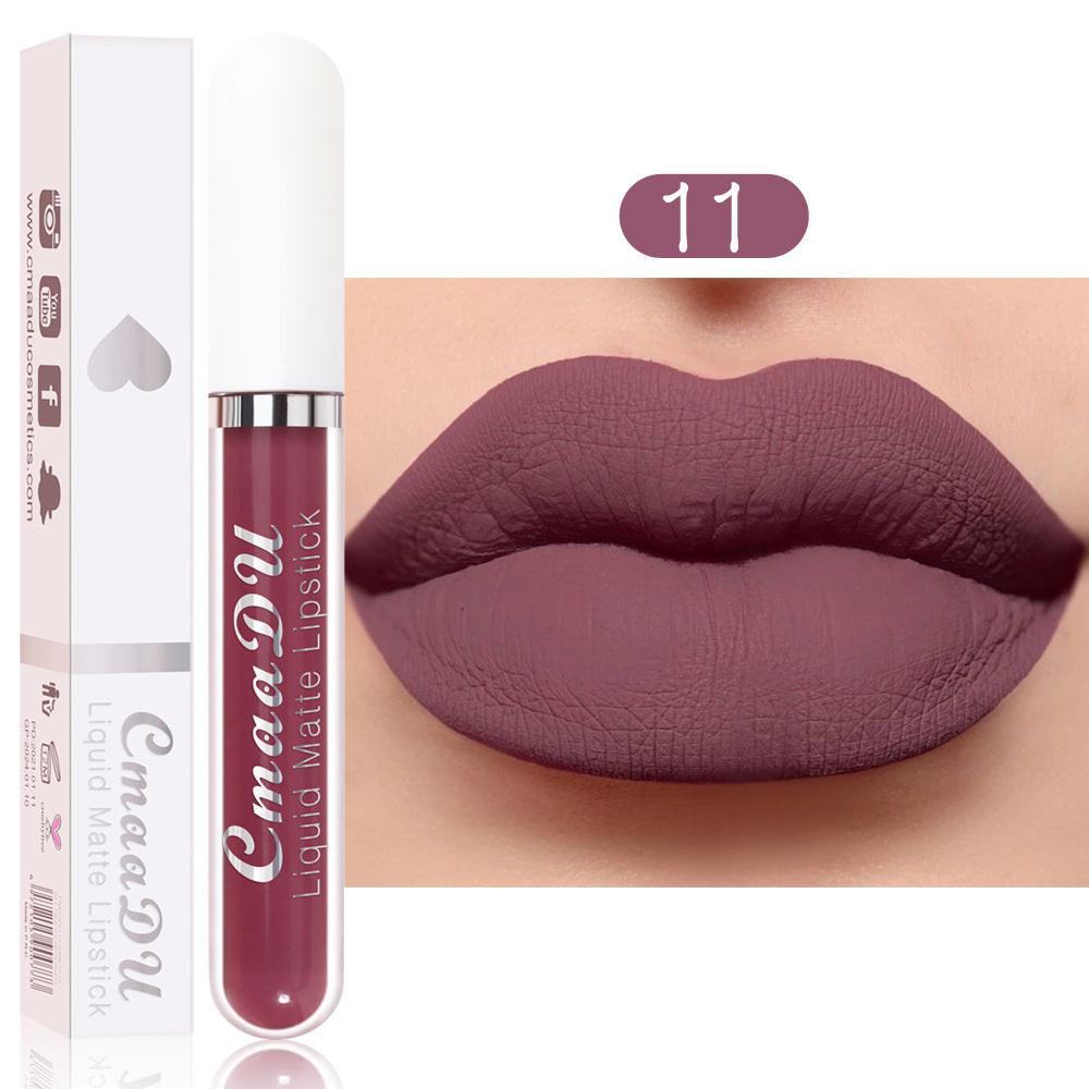 Matte Non-stick Cup Waterproof Long-lasting Lip Gloss.
