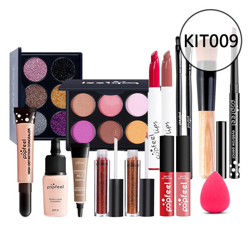 Makeup Cosmetics Set Beginner Combination Concealer Eyeliner Eyebrow Pencil.