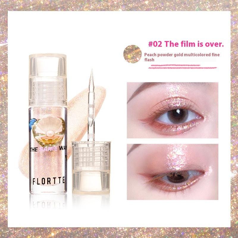 Eye Shadow Plate Thin And Glittering Matte Crouching Silkworm Brightening.